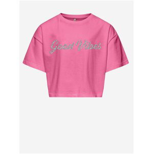 Růžové holčičí tričko ONLY Livia