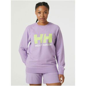 Světle fialová dámská mikina HELLY HANSEN Logo Crew Sweat