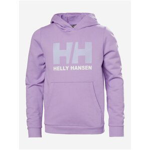 Fialová holčičí mikina s kapucí HELLY HANSEN Hoodie 2.0