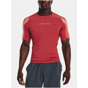 Tričko Under Armour UA HG Armour Novelty SS-RED