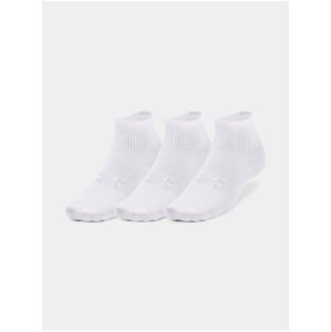 Ponožky Under Armour UA Essential 3pk Qtr Yth-WHT