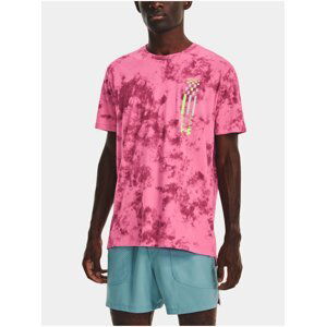 Tričko Under Armour UA RUN ANYWHERE SS TEE-PNK