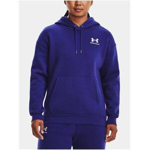 Mikina Under Armour Essential Fleece Hoodie-BLU