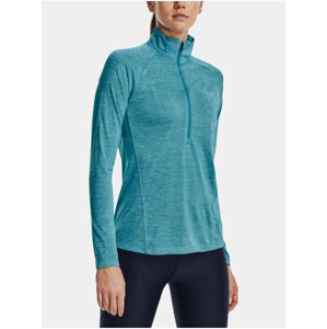 Tričko Under Armour Tech 1/2 Zip - Twist-BLU