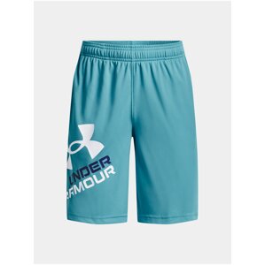 Světle modré sportovní kraťasy Under Armour UA Prototype 2.0 Logo Shorts