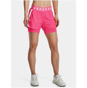 Kraťasy Under Armour Play Up 2-in-1 Shorts -PNK