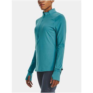 Tričko Under Armour UA Qualifier Run 2.0 1/2 Zip-BLU