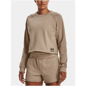 Mikina Under Armour UA Crop Terry LS BTG-BRN