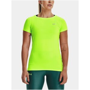 Neonově zelené dámské sportovní tričko Under Armour UA HG Armour