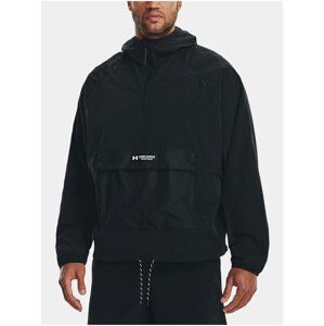 Bunda Under Armour UA Rush Woven 1/2 Zip Anorak-BLK