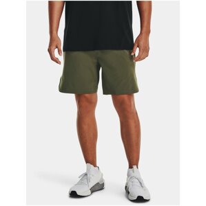 Khaki sportovní kraťasy Under Armour UA Peak Woven Shorts