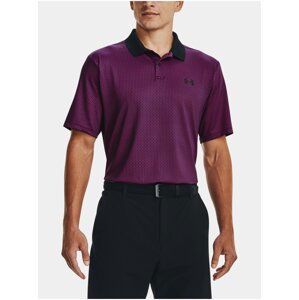 Tričko Under Armour UA Perf 3.0 Printed Polo-BLK