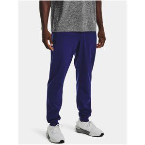 Tmavě modré sportovní tepláky Under Armour SPORTSTYLE TRICOT JOGGER