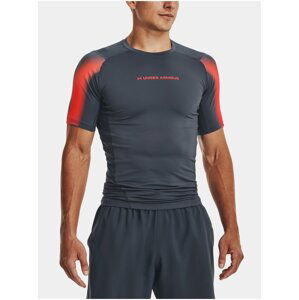 Tričko Under Armour UA HG Armour Novelty SS-GRY