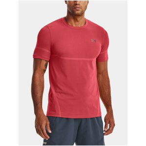 Tričko Under Armour UA Rush Seamless Legacy SS-RED