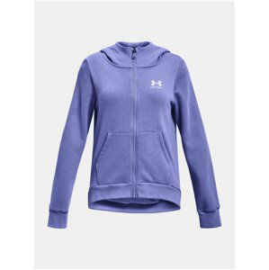 Mikina Under Armour Rival Fleece LU FZ Hoodie-BLU