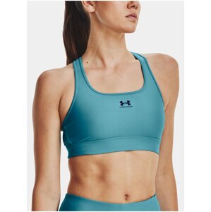 Petrolejová sportovní podprsenka Under Armour UA HG Armour Mid Padless