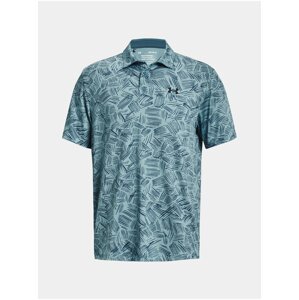 Tričko Under Armour UA Playoff 3.0 Printed Polo-BLU