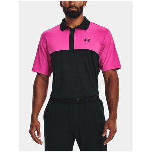 Tričko Under Armour UA Perf 3.0 Color Block Polo-BLK