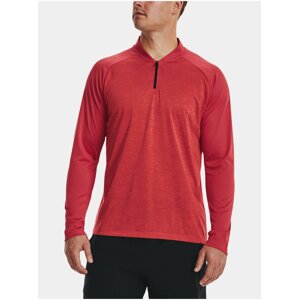 Tričko Under Armour UA Tech 2.0 Novelty 1/4 Zip-RED