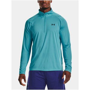 Tričko Under Armour UA Tech 2.0 1/2 Zip-BLU