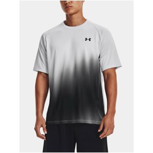 Světle šedé sportovní tričko Under Armour UA Tech Fade SS