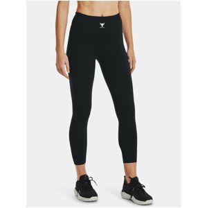 Černé dámské legíny Under Armour Pjt Rock Meridian Ankl Lgn-BLK