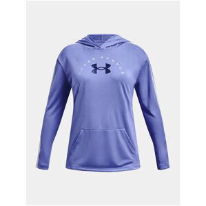 Mikina Under Armour Tech Graphic LS Hoodie-BLU