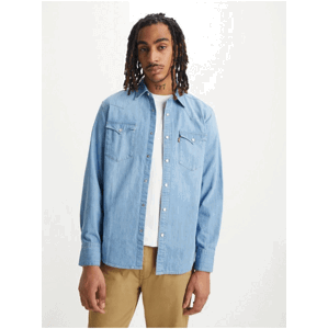 Světle modrá pánská džínová košile Levi's® Barstow Western Standard Esta