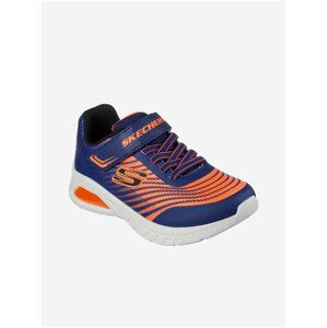 Oranžovo-modré klučíčí tenisky Skechers Microspec Max II