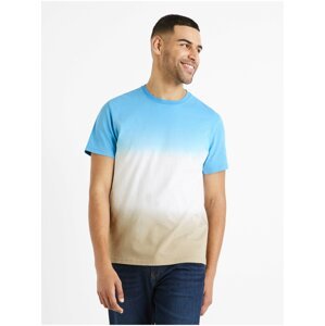 Světle modré pánské tričko Celio Deutye