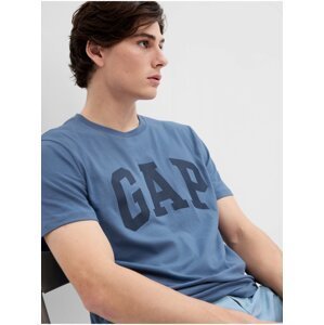 Modré pánské bavlněné tričko s logem GAP