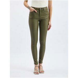 Khaki dámské skinny fit kalhoty ORSAY