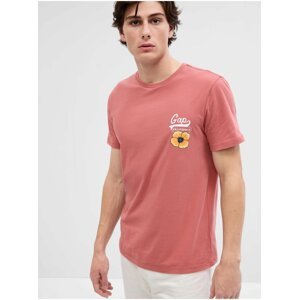 Korálové pánské tričko s logem GAP