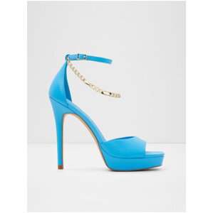 Modré dámské sandálky s ozdobným detailem Aldo Prisilla