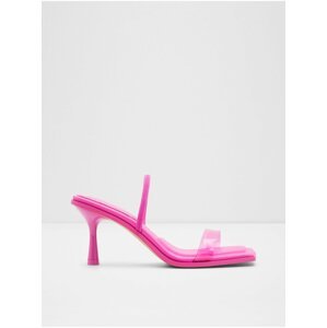 Tmavě růžové dámské sandály na podpatku ALDO Deca