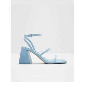 Světle modré dámské sandály na podpatku ALDO Miran