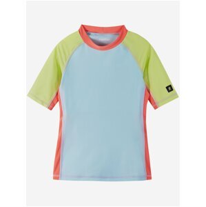 Zeleno-modré dětské plavecké tričko Reima
