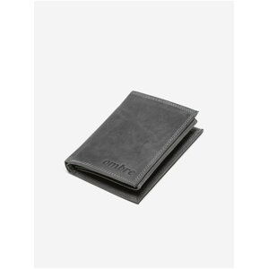 Pánská kožená peněženka - černá A417