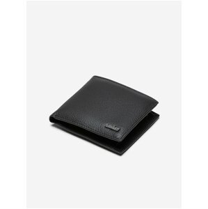 Černá pánská kožená peněženka Ombre Clothing A588