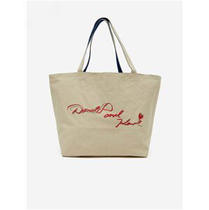 Modro-béžový dámský oboustranný shopper KARL LAGERFELD Disney