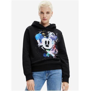 Černá dámská mikina Desigual Mickey