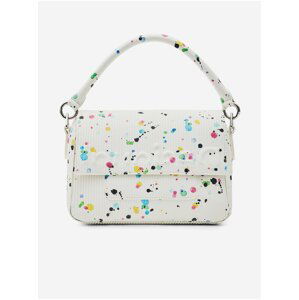 Bílá dámská vzorovaná kabelka Desigual Neon Art Pukhet Mini