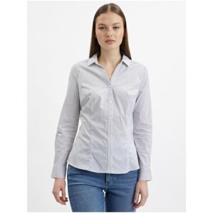 Modro-bílá dámská pruhovaná košile ORSAY
