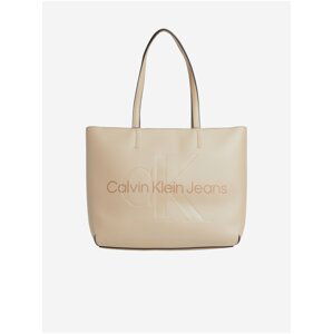 Béžový dámský shopper Calvin Klein Jeans