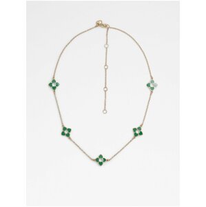 Zlato-zelený dámský náhrdelník ALDO Agerisee