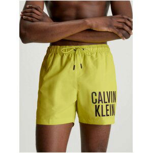 Žluté pánské plavky Calvin Klein Underwear Intense Power-Medium Drawstring