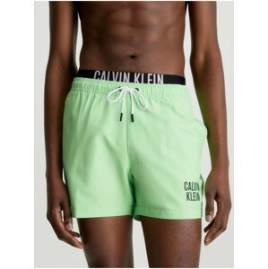 Světle zelené pánské plavky Calvin Klein Underwear Intense Power-medium Double