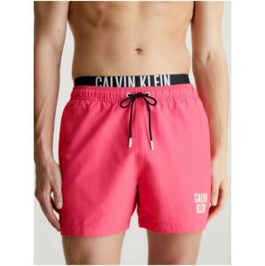 Tmavě růžové pánské plavky Calvin Klein Underwear Intense Power-medium Double