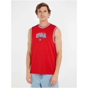 Červené pánské tílko Tommy Jeans Modern Sport Tank